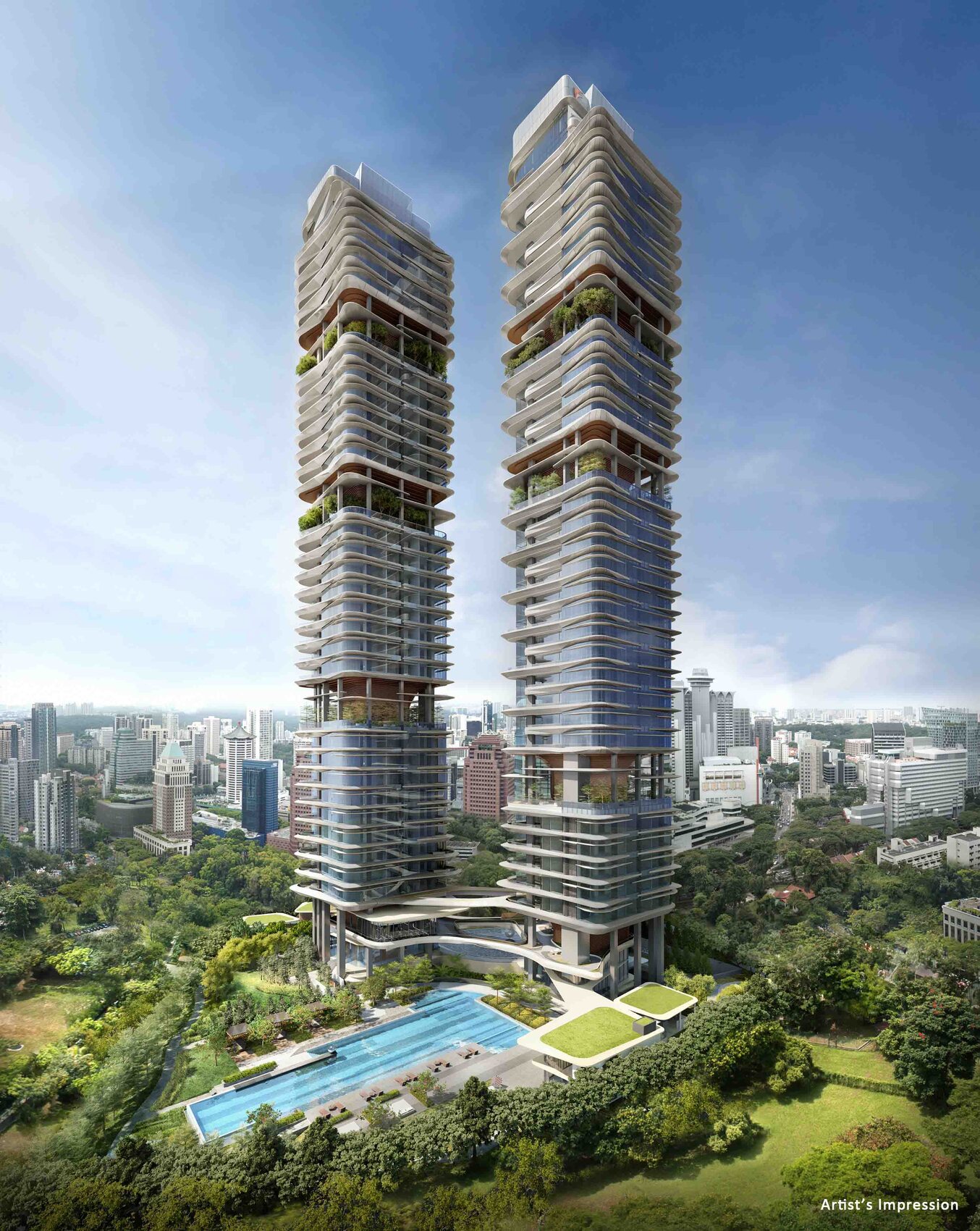 New Futura twin towers (artist’s impression)